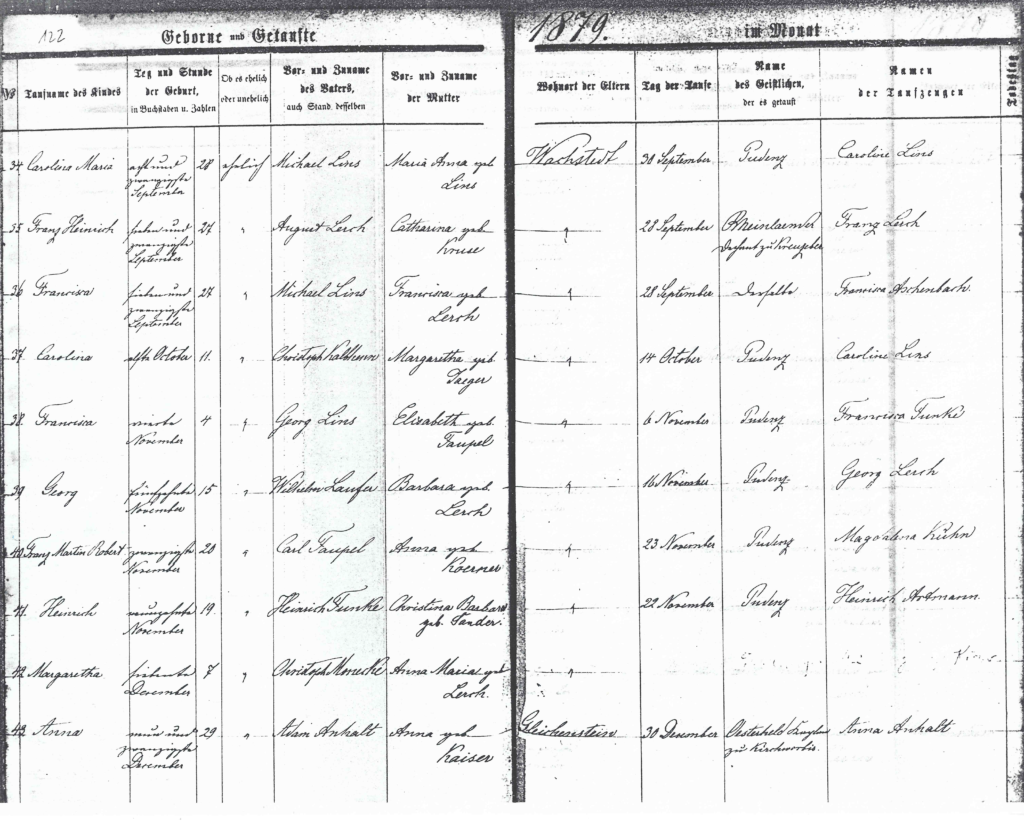 From Germany – The American Anhalt Family Heritage